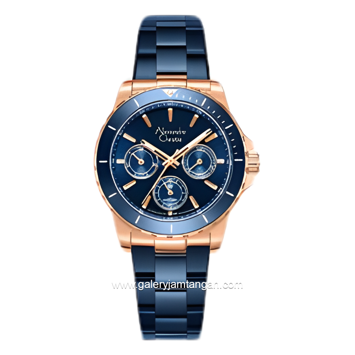 Alexandre Christie AC 6141 BF Limited Edition Anniv 25Thn Blue Rosegold