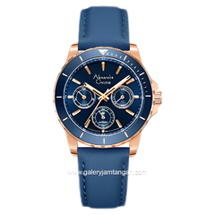 Alexandre Christie AC 6141 BF Limited Edition Anniv 25Thn Blue Rosegold