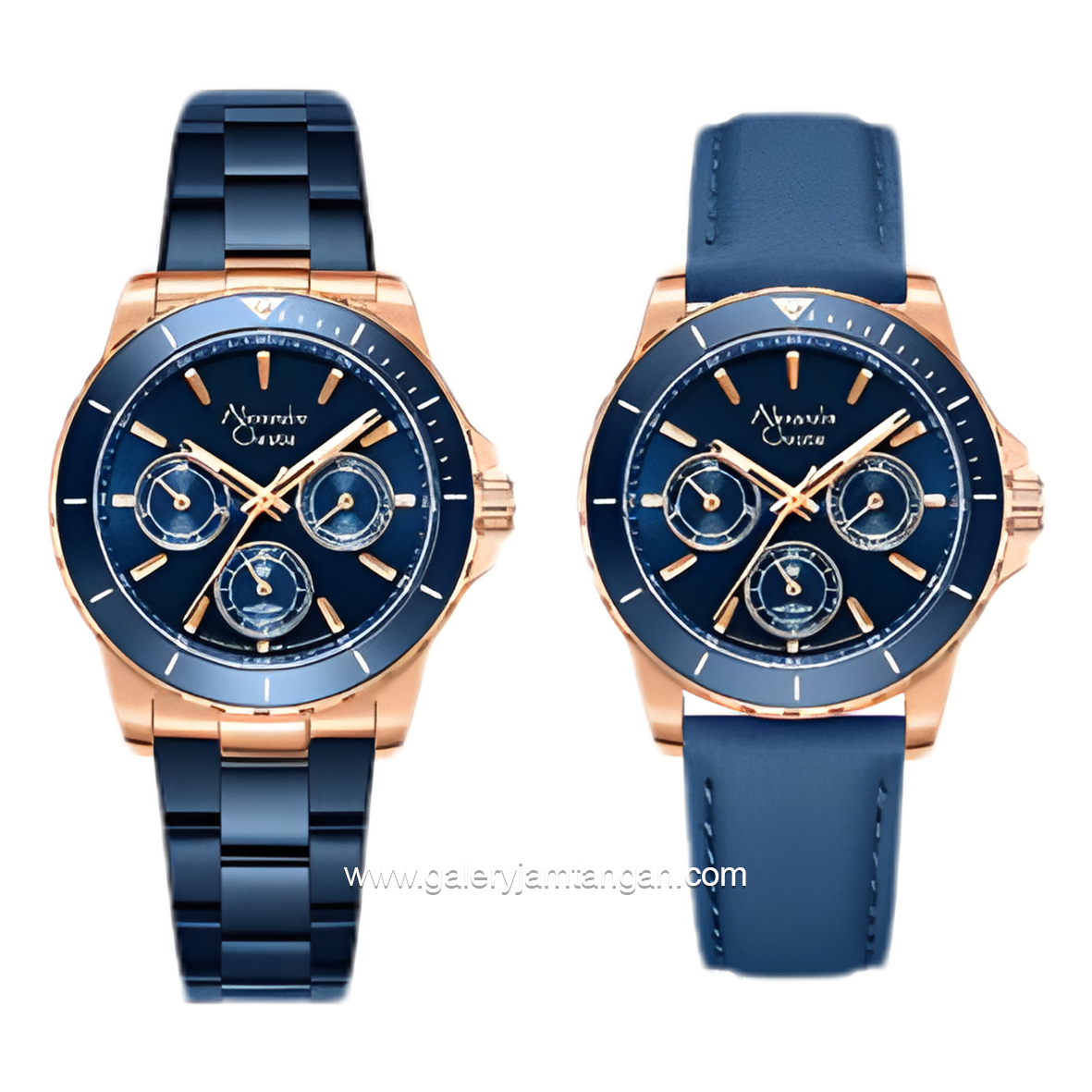 Alexandre Christie AC 6141 BF Limited Edition Anniv 25Thn Blue Rosegold