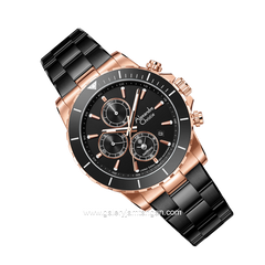 Alexandre Christie AC 6141 MC Limited Edition Anniv 25Thn Black Rosegold