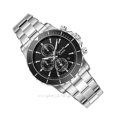 Alexandre Christie AC 6141 MC Limited Edition Anniv 25Thn Silver Dial Black