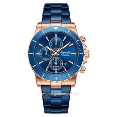 Alexandre Christie AC 6141 MC Limited Edition Anniv 25Thn Blue Rosegold