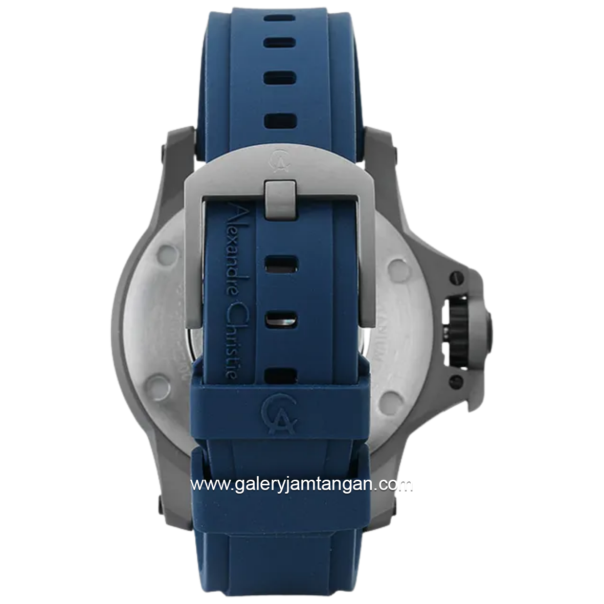 Alexandre Christie AC 6295 MT Automatic Navy Gray Rubber Strap