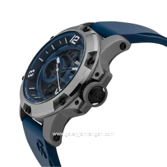 Alexandre Christie AC 6295 MT Automatic Navy Gray Rubber Strap