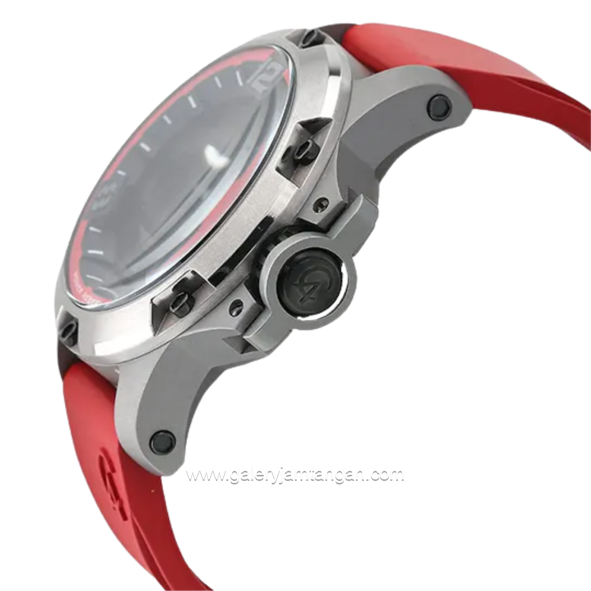 Alexandre Christie AC 6295 MT Automatic Red Gray Rubber Strap
