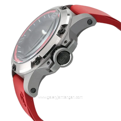 Alexandre Christie AC 6295 MT Automatic Red Gray Rubber Strap