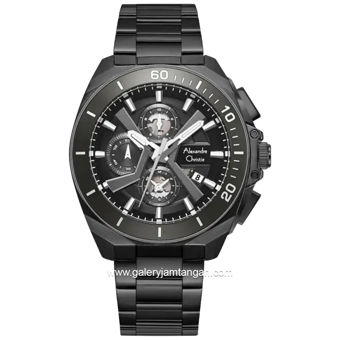 Alexandre Christie Chronograph ACF6695MCFEPBA Stainless Steel Strap