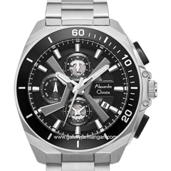 Alexandre Christie Chronograph AC F6695 MCFTBBA Stainless Steel Strap