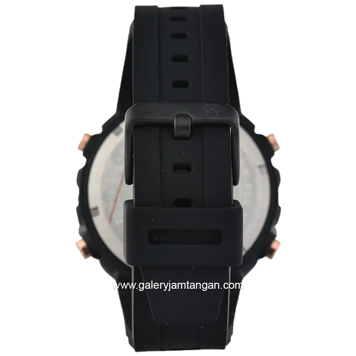 Alexandre Christie AC 9388 MH RIPBARG Men Digital Dial Black Rubber Strap
