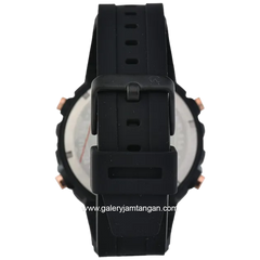 Alexandre Christie AC 9388 MH RIPBARG Men Digital Dial Black Rubber Strap