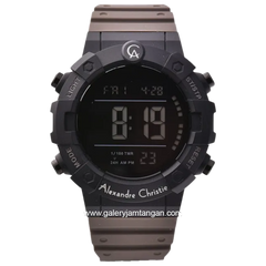Alexandre Christie AC 9388 MH RIPBAGR Men Digital Dial Grey Rubber Strap