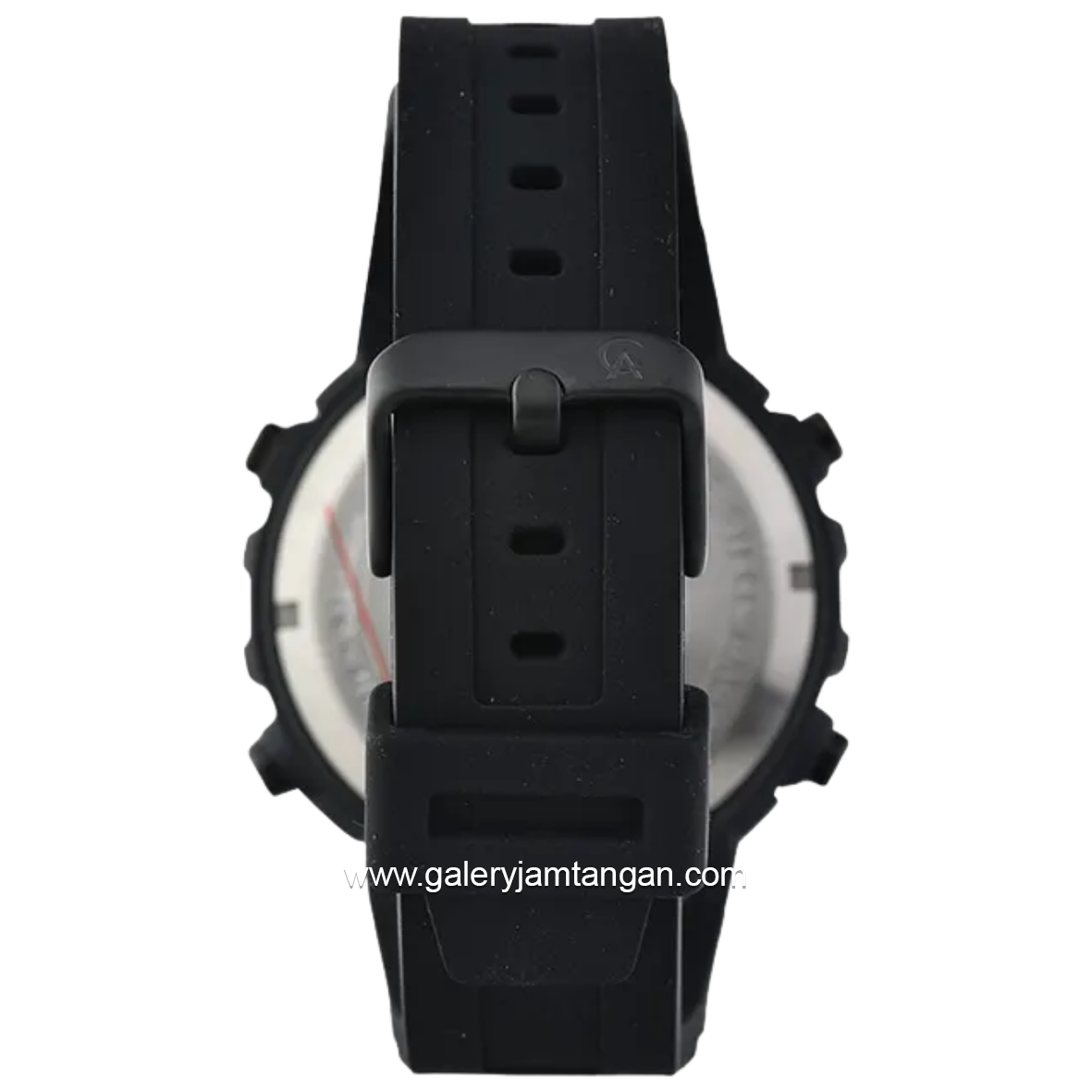 Alexandre Christie AC 9388 MH Black Digital Rubber Strap