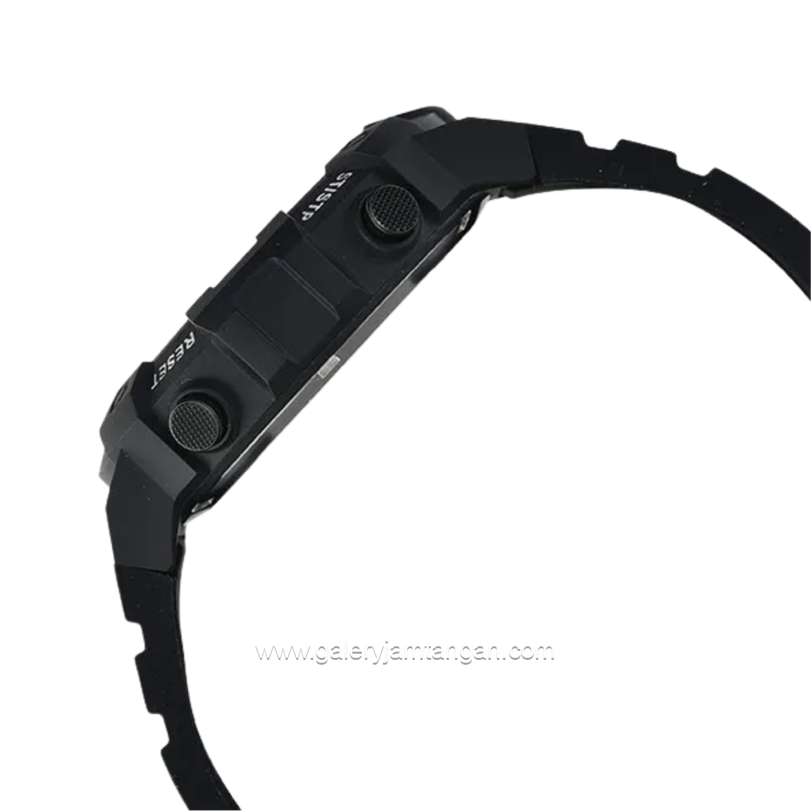 Alexandre Christie AC 9388 MH Black Digital Rubber Strap