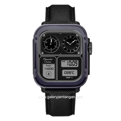 Alexandre Christie AC Smart Gen 3 - AC S003 MFL Smartwatch Deep Purple Leather + Extra Strap Rubber