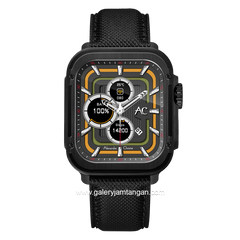 Alexandre Christie AC Smart Gen 3 - AC S003 MFL Smartwatch IP Black Leather + Extra Strap Rubber