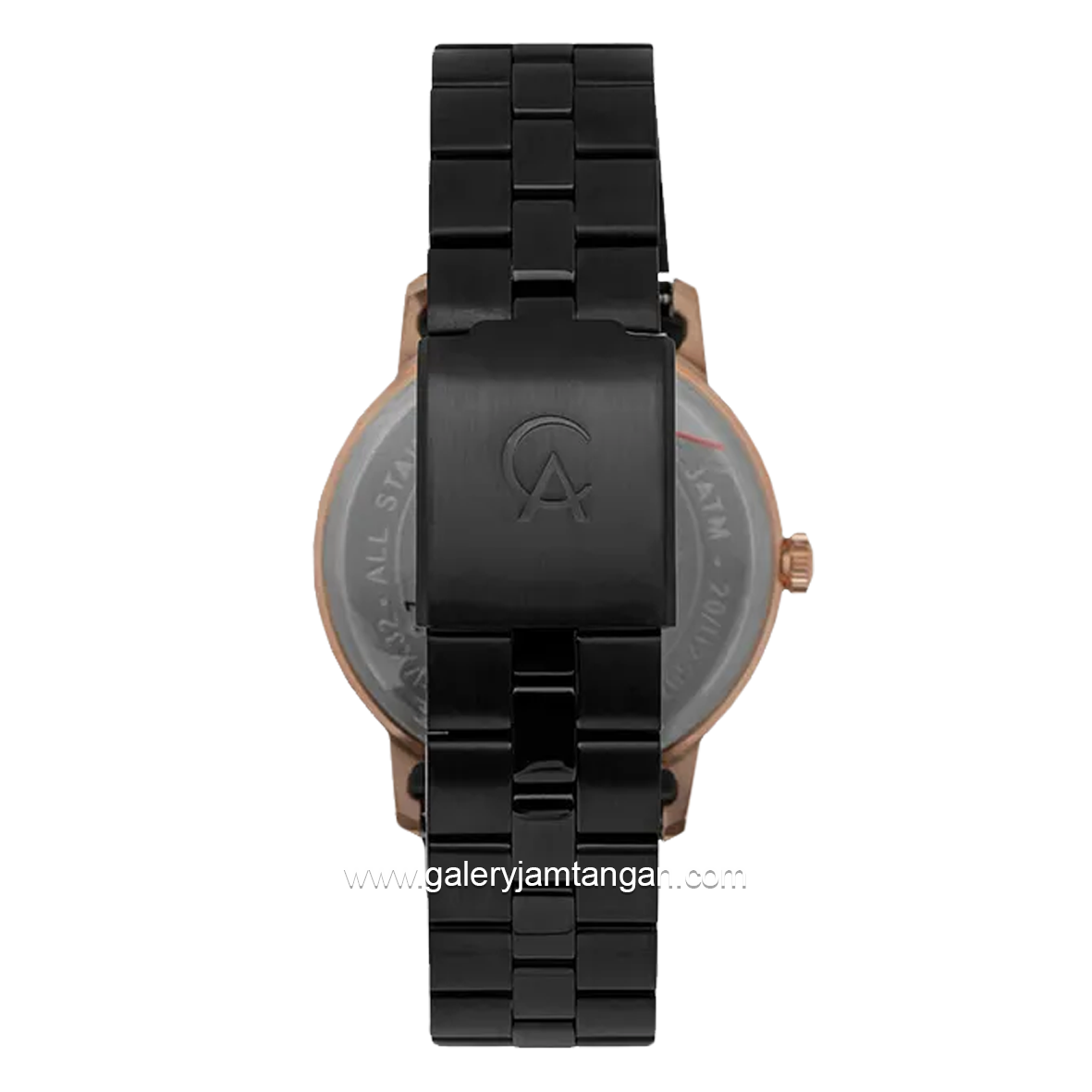 Alexandre Christie AC 1007 MDBSSSL & AC 1007 LDBSSSL Black Rosegold Stainless Steel