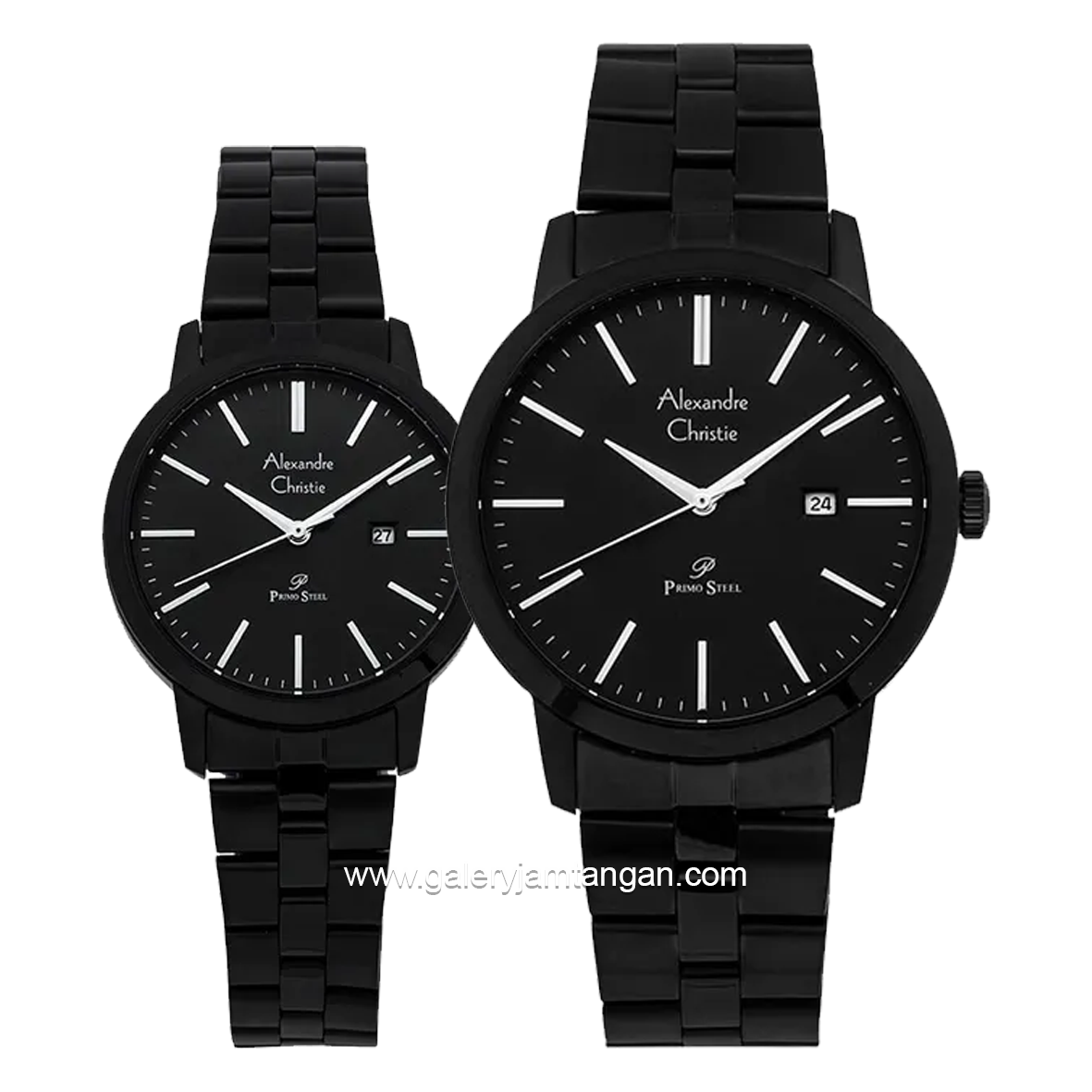 Alexandre Christie AC 1007 MDBSSSL & AC 1007 LDBSSSL Full Black Stainless Steel