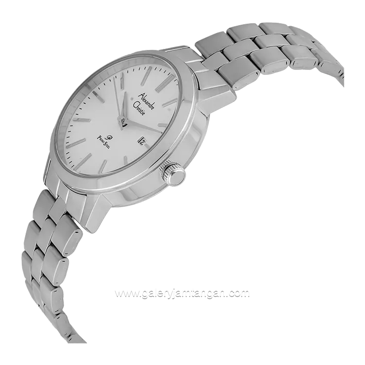 Alexandre Christie AC 1007 MDBSSSL & AC 1007 LDBSSSL Silver Dial White Stainless Steel