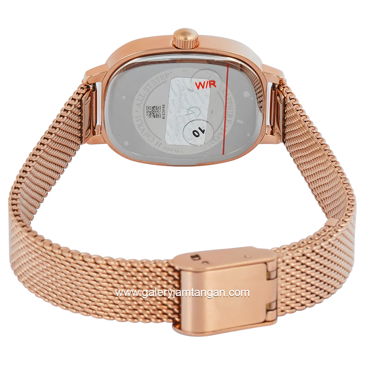 Alexandre Christie AC 2B40 LH Rosegold Dial Green Shandrope Strap