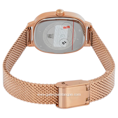 Alexandre Christie AC 2B40 LH Rosegold Dial Green Shandrope Strap