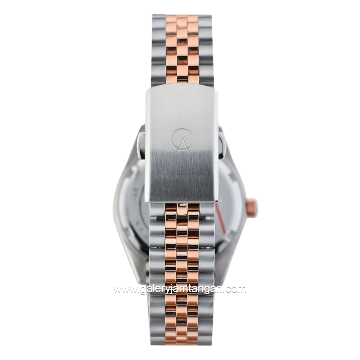 Alexandre Christie AC 5012 LDBTRRGSL Silver Combinasi Dial Motif Sapphire Crystal Glass