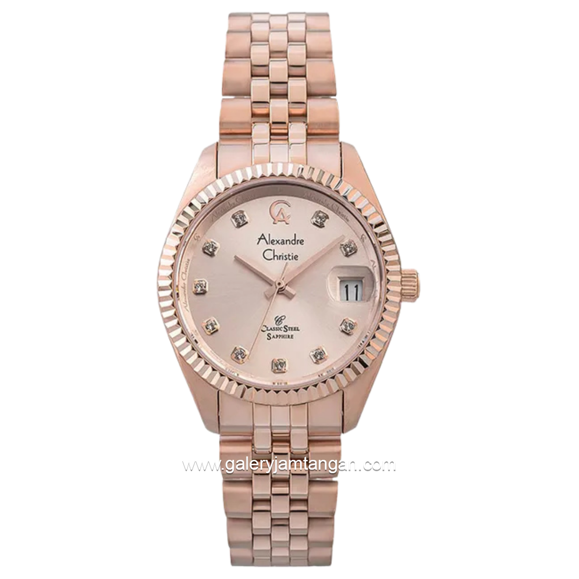 Alexandre Christie AC 5013 LD Rosegold Stainless Steel