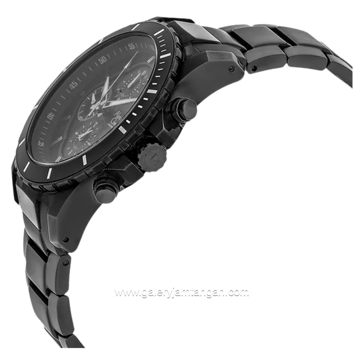 Alexandre Christie AC 6141 MC Black Chronograph Stainless Steel Strap
