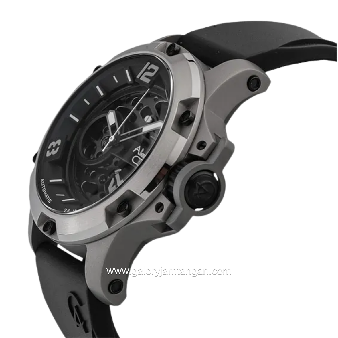 Alexandre Christie AC 6295 MT Automatic Black Gray Rubber Strap