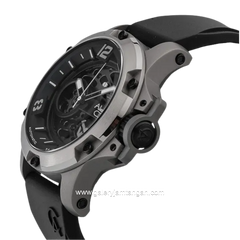 Alexandre Christie AC 6295 MT Automatic Black Gray Rubber Strap