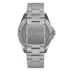 Alexandre Christie AC 6535 MEBTBBA Silver Ring Black Dial Black Stainless Steel