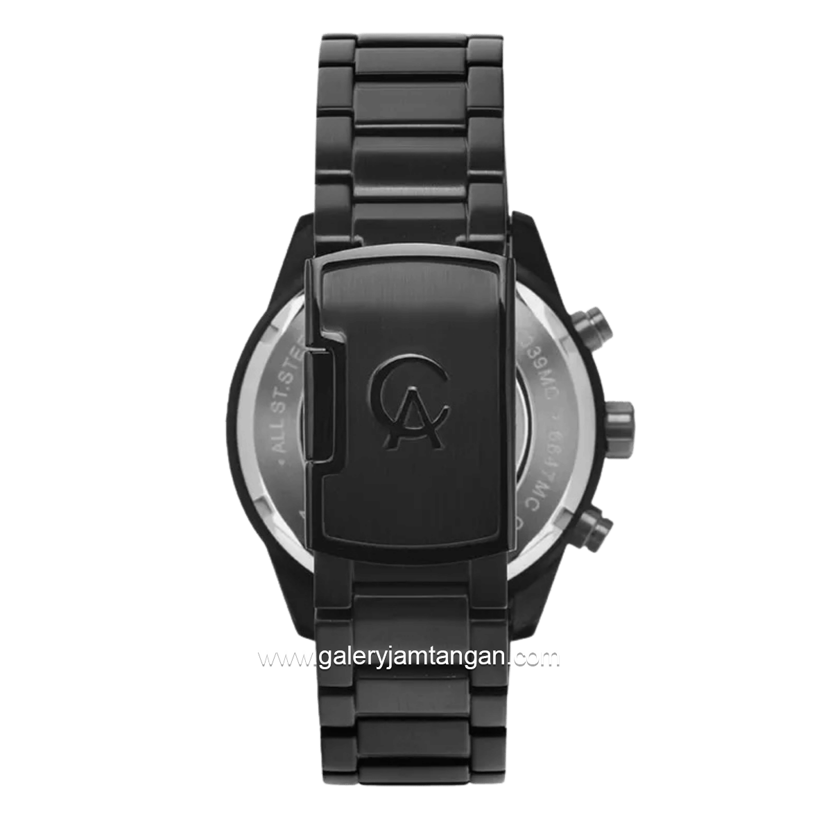 Alexandre Christie AC 6647 MCBIPBAOR Black List Orange Stainless Steel