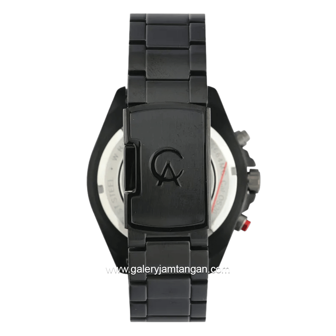 Alexandre Christie AC 6664 MC BIPBARE Black List Red Stainless Steel