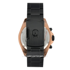 Alexandre Christie AC 6664 MC BBRBA Black Rosegold Stainless Steel