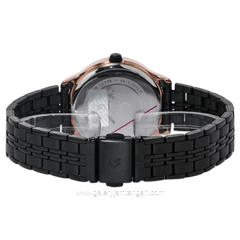 Alexandre Christie AC 8348 LD Black Rosegold Stainless Steel