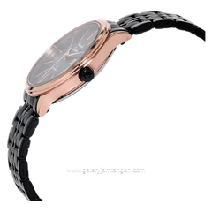 Alexandre Christie AC 8348 LD Black Rosegold Stainless Steel