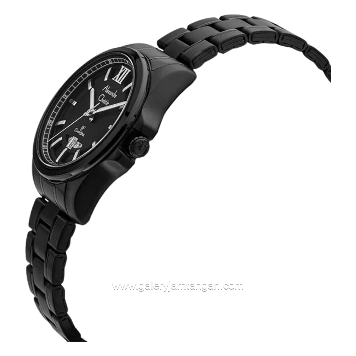 Alexandre Christie AC 8659 LDBIPBA Black Stainless Steel