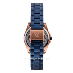 Alexandre Christie AC 8659 MDBURBU Blue Rosegold Stainless Steel