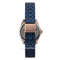 Alexandre Christie AC 8661 LDBURBU Blue Rosegold Stainless Steel