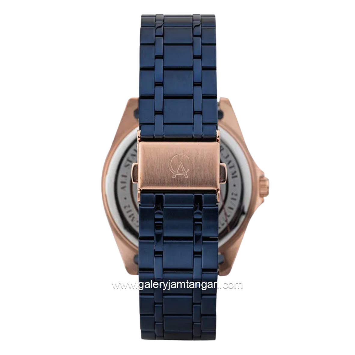 Alexandre Christie AC 8661 MDBURBU Blue Rosegold Stainless Steel