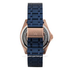 Alexandre Christie AC 8661 MDBURBU Blue Rosegold Stainless Steel