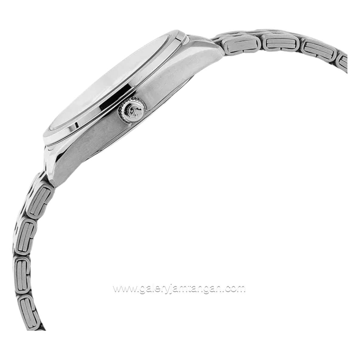 Alexandre Christie Classic Steel AC 8674 LDBSSBA Silver Dial White Stainless Steel Strap