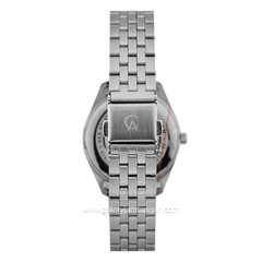 Alexandre Christie Classic Steel AC 8674 LDBSSBA Silver Dial White Stainless Steel Strap