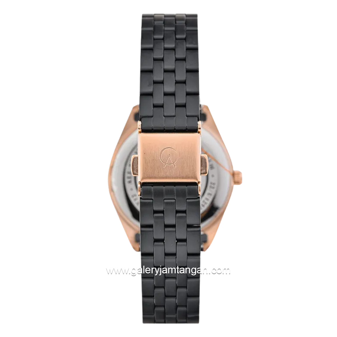Alexandre Christie AC 8674 MDBBRBA Black Rosegold Stainless Steel