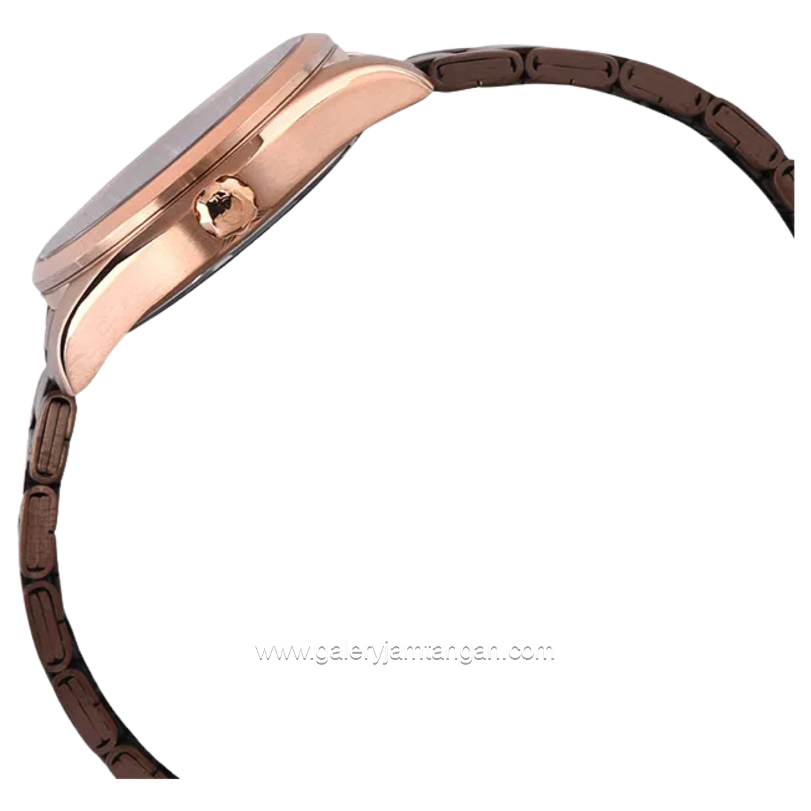 Alexandre Christie AC 8679 LDBROBO Brown Rosegold Stainless Steel