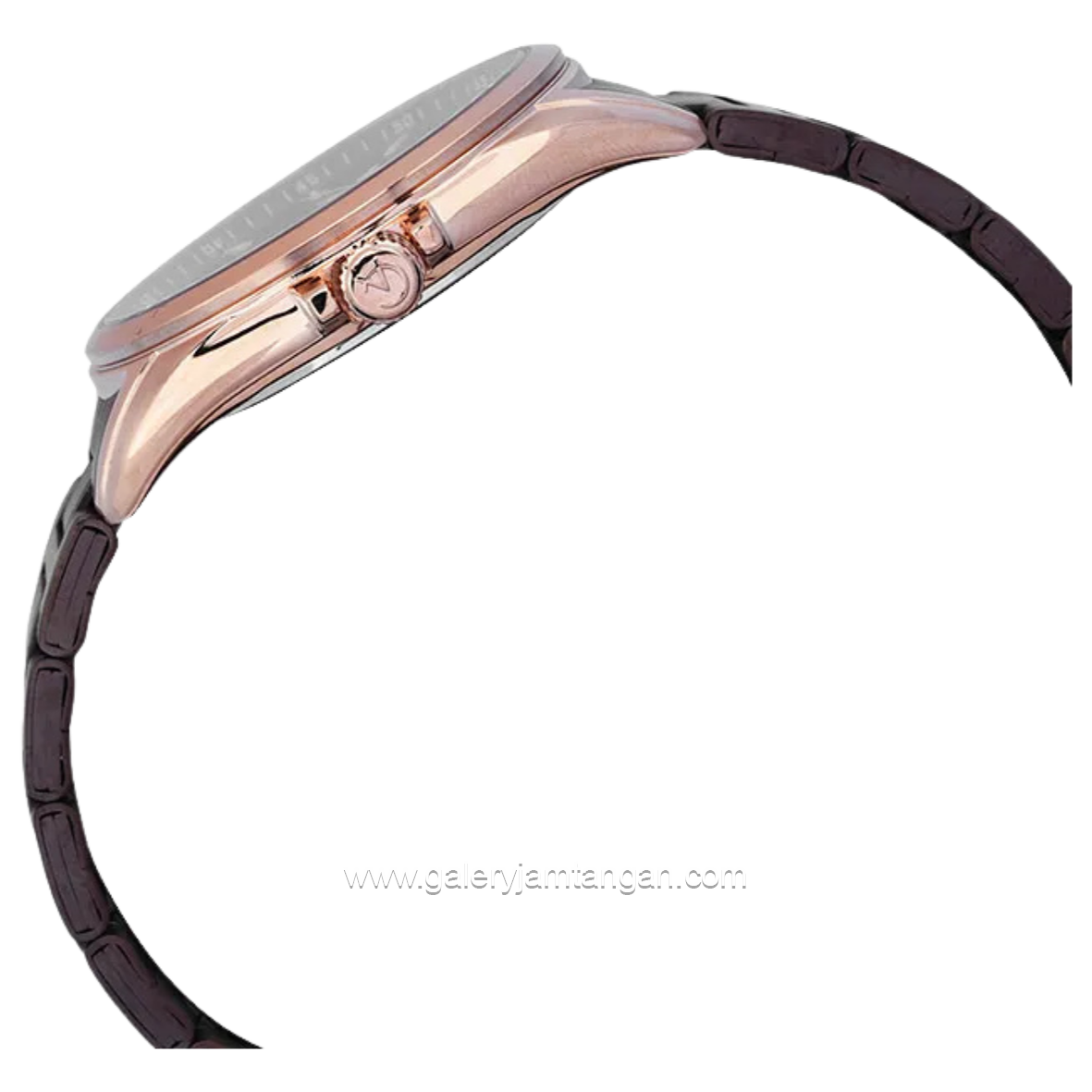 Alexandre Christie AC 8684 MDBROBO Brown Rosegold Stainless Steel
