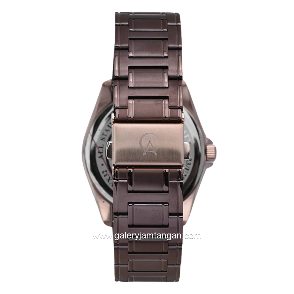 Alexandre Christie AC 8684 MDBROBO Brown Rosegold Stainless Steel