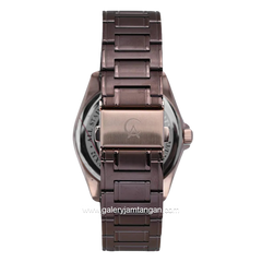 Alexandre Christie AC 8684 MDBROBO Brown Rosegold Stainless Steel
