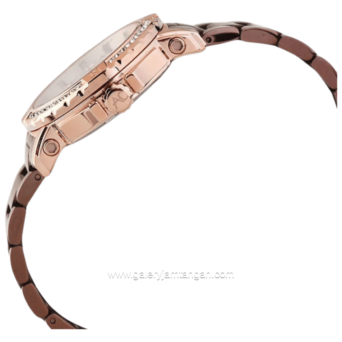 Alexandre Christie Collection AC 9205 BF Brown Rosegold Stainless Steel Strap