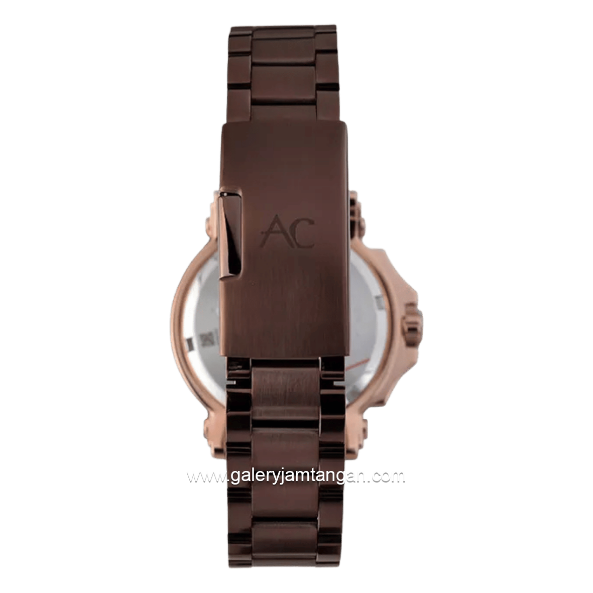 Alexandre Christie Collection AC 9205 BF Brown Rosegold Stainless Steel Strap