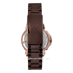 Alexandre Christie Collection AC 9205 BF Brown Rosegold Stainless Steel Strap